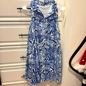 Entro Blue & White Dress